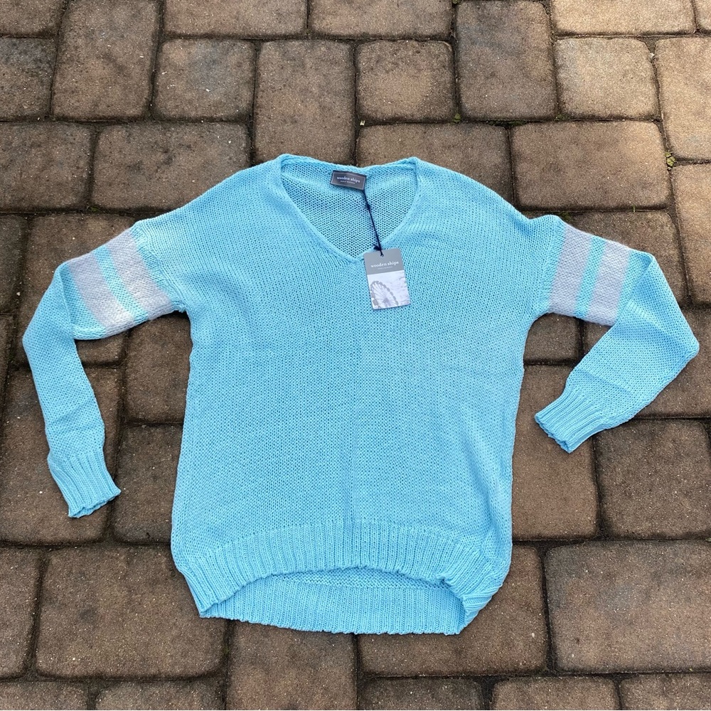 NWT Wooden Ships Taylor Cotton Blend Sweater